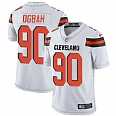 Nike Cleveland Browns #90 Emmanuel Ogbah White NFL Vapor Untouchable Limited Jersey,baseball caps,new era cap wholesale,wholesale hats